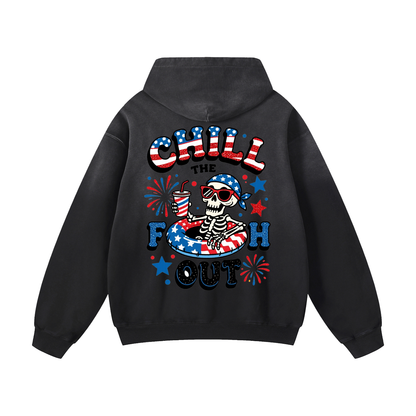 Heavyweight Chill Out Oversized Hoodie | Men Oversized Hoodie, Women Oversized Hoodie, Black Oversized Hoodie, Heavyweight Hoodie, Sunfade Hoodie, Vintage Wash Hoodie, Heavyweight Oversized Hoodie, Sunfaded Streetwear, Premium Streetwear USA, Vintage Look Hoodie, Heavyweight Sunfade Oversized Hoodie, Luxury Oversized Hoodie, Hoody 