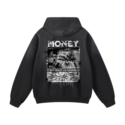 Heavyweight Crazy Happiness Oversized Hoodie | Men Oversized Hoodie, Women Oversized Hoodie, Black Oversized Hoodie, Heavyweight Hoodie, Sunfade Hoodie, Vintage Wash Hoodie, Heavyweight Oversized Hoodie, Sunfaded Streetwear, Premium Streetwear USA, Vintage Look Hoodie, Heavyweight Sunfade Oversized Hoodie, Luxury Oversized Hoodie, Hoody 