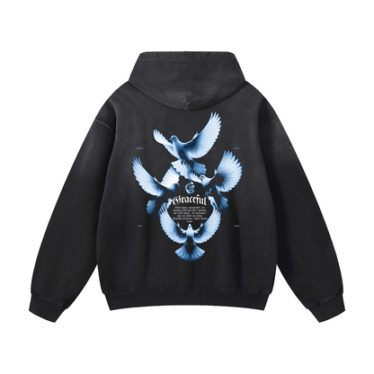 Heavyweight Dove Oversized Hoodie | Men Oversized Hoodie, Women Oversized Hoodie, Black Oversized Hoodie, Heavyweight Hoodie, Sunfade Hoodie, Vintage Wash Hoodie, Heavyweight Oversized Hoodie, Sunfaded Streetwear, Premium Streetwear USA, Vintage Look Hoodie, Heavyweight Sunfade Oversized Hoodie, Luxury Oversized Hoodie, Hoody 