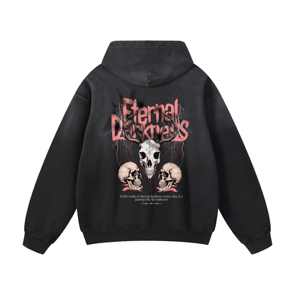 Heavyweight Eternal Darkness Oversized Hoodie | Men Oversized Hoodie, Women Oversized Hoodie, Black Oversized Hoodie, Heavyweight Hoodie, Sunfade Hoodie, Vintage Wash Hoodie, Heavyweight Oversized Hoodie, Sunfaded Streetwear, Premium Streetwear USA, Vintage Look Hoodie, Heavyweight Sunfade Oversized Hoodie, Luxury Oversized Hoodie, Hoody 