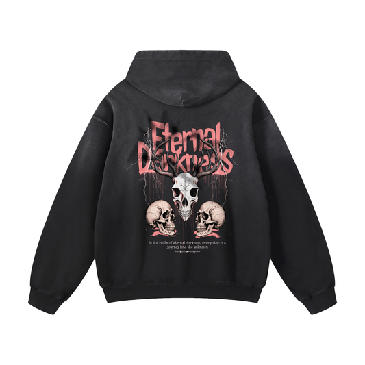 Heavyweight Eternal Darkness Oversized Hoodie | Men Oversized Hoodie, Women Oversized Hoodie, Black Oversized Hoodie, Heavyweight Hoodie, Sunfade Hoodie, Vintage Wash Hoodie, Heavyweight Oversized Hoodie, Sunfaded Streetwear, Premium Streetwear USA, Vintage Look Hoodie, Heavyweight Sunfade Oversized Hoodie, Luxury Oversized Hoodie, Hoody 