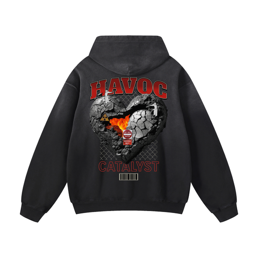 Heavyweight Havoc Oversized Hoodie | Men Oversized Hoodie, Women Oversized Hoodie, Black Oversized Hoodie, Heavyweight Hoodie, Sunfade Hoodie, Vintage Wash Hoodie, Heavyweight Oversized Hoodie, Sunfaded Streetwear, Premium Streetwear USA, Vintage Look Hoodie, Heavyweight Sunfade Oversized Hoodie, Luxury Oversized Hoodie, Hoody 