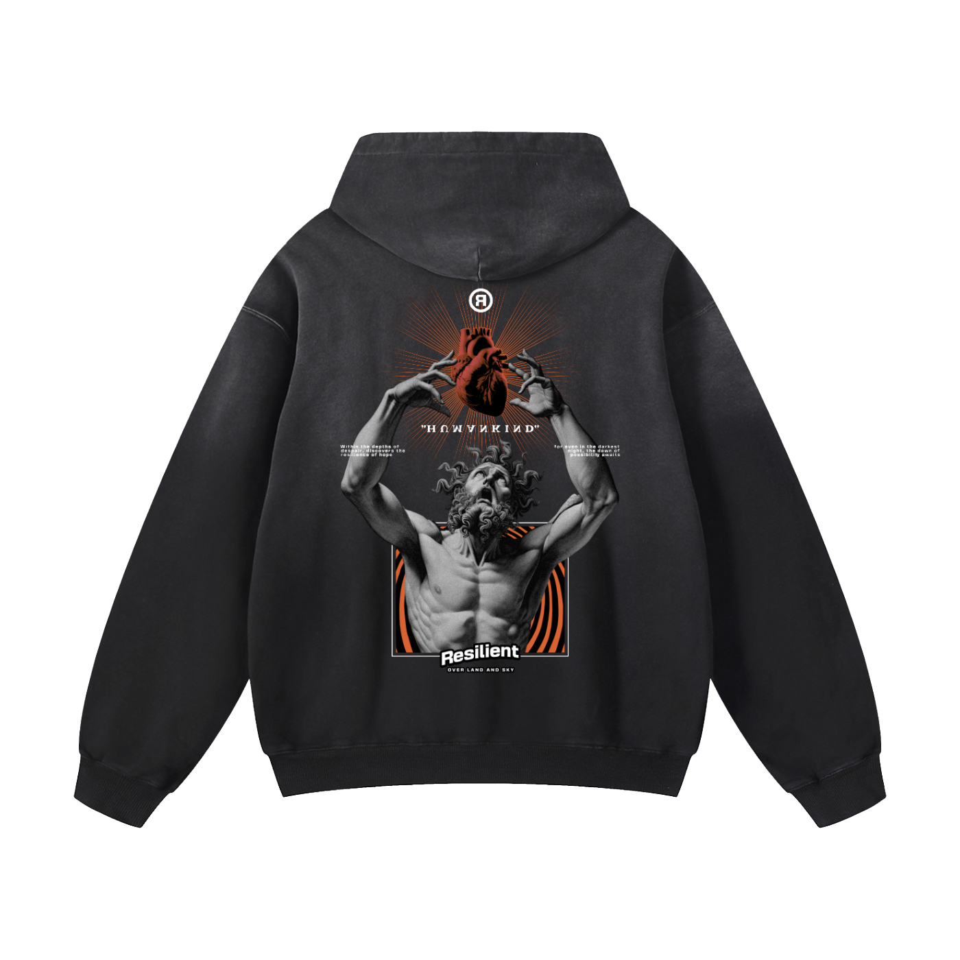 Heavyweight Humankind Oversized Hoodie | Men Oversized Hoodie, Women Oversized Hoodie, Black Oversized Hoodie, Heavyweight Hoodie, Sunfade Hoodie, Vintage Wash Hoodie, Heavyweight Oversized Hoodie, Sunfaded Streetwear, Premium Streetwear USA, Vintage Look Hoodie, Heavyweight Sunfade Oversized Hoodie, Luxury Oversized Hoodie, Hoody 