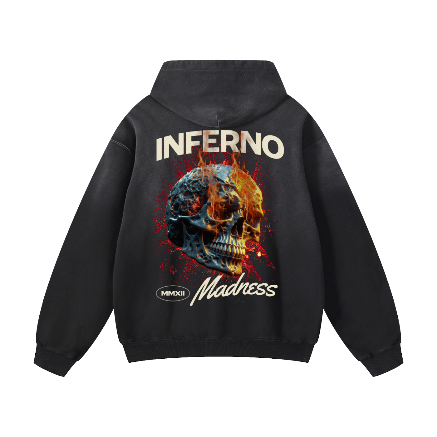 Heavyweight Inferno Oversized Hoodie | Men Oversized Hoodie, Women Oversized Hoodie, Black Oversized Hoodie, Heavyweight Hoodie, Sunfade Hoodie, Vintage Wash Hoodie, Heavyweight Oversized Hoodie, Sunfaded Streetwear, Premium Streetwear USA, Vintage Look Hoodie, Heavyweight Sunfade Oversized Hoodie, Luxury Oversized Hoodie, Hoody 