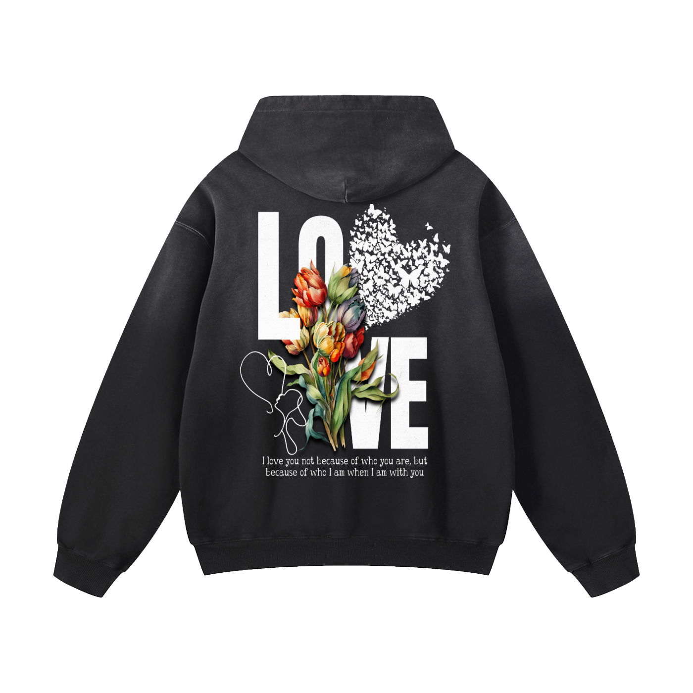Heavyweight Love Oversized Hoodie | Men Oversized Hoodie, Women Oversized Hoodie, Black Oversized Hoodie, Heavyweight Hoodie, Sunfade Hoodie, Vintage Wash Hoodie, Heavyweight Oversized Hoodie, Sunfaded Streetwear, Premium Streetwear USA, Vintage Look Hoodie, Heavyweight Sunfade Oversized Hoodie, Luxury Oversized Hoodie, Hoody 