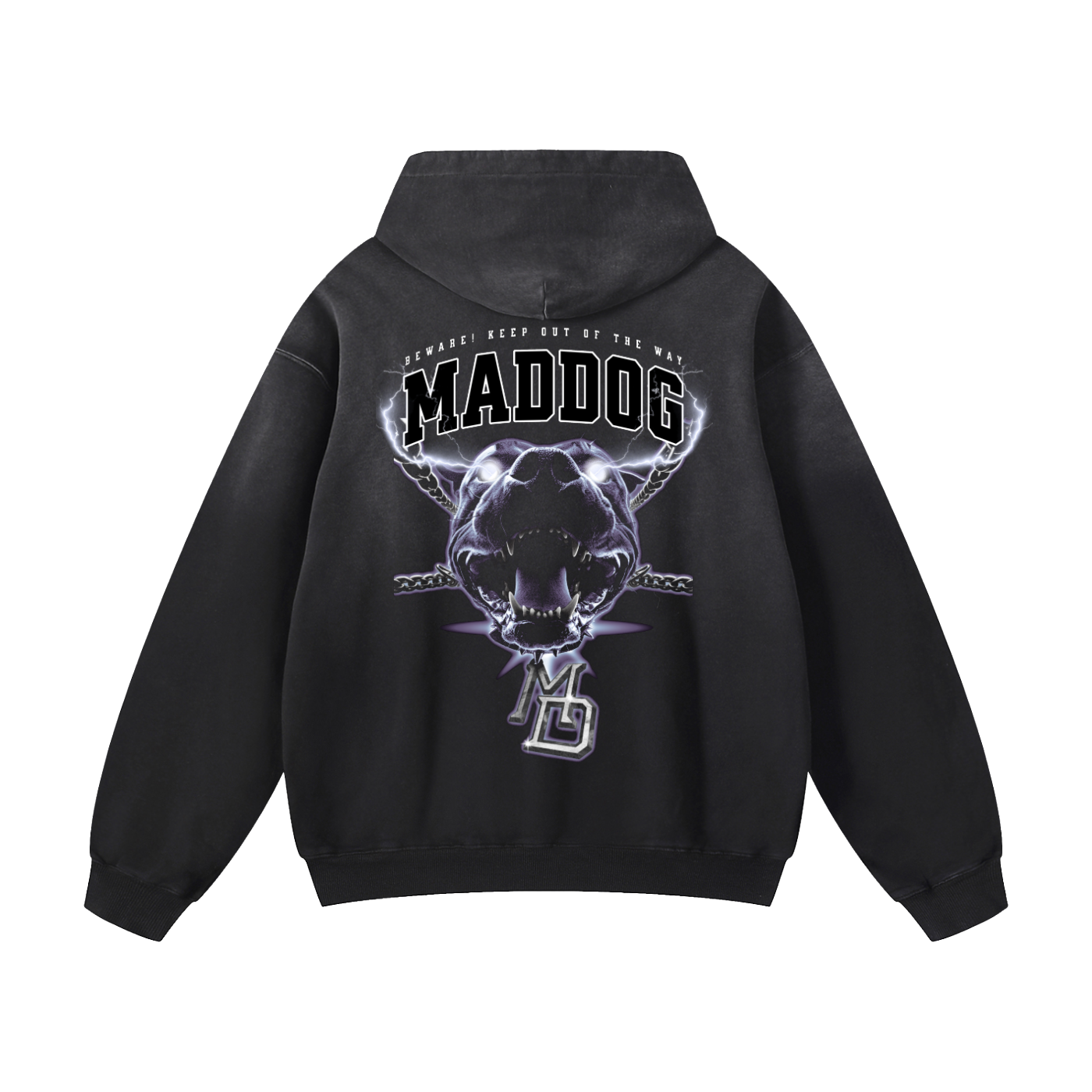 Heavyweight Mad Dog Oversized Hoodie | Men Oversized Hoodie, Women Oversized Hoodie, Black Oversized Hoodie, Heavyweight Hoodie, Sunfade Hoodie, Vintage Wash Hoodie, Heavyweight Oversized Hoodie, Sunfaded Streetwear, Premium Streetwear USA, Vintage Look Hoodie, Heavyweight Sunfade Oversized Hoodie, Luxury Oversized Hoodie, Hoody 