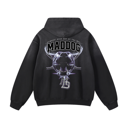 Heavyweight Mad Dog Oversized Hoodie | Men Oversized Hoodie, Women Oversized Hoodie, Black Oversized Hoodie, Heavyweight Hoodie, Sunfade Hoodie, Vintage Wash Hoodie, Heavyweight Oversized Hoodie, Sunfaded Streetwear, Premium Streetwear USA, Vintage Look Hoodie, Heavyweight Sunfade Oversized Hoodie, Luxury Oversized Hoodie, Hoody 