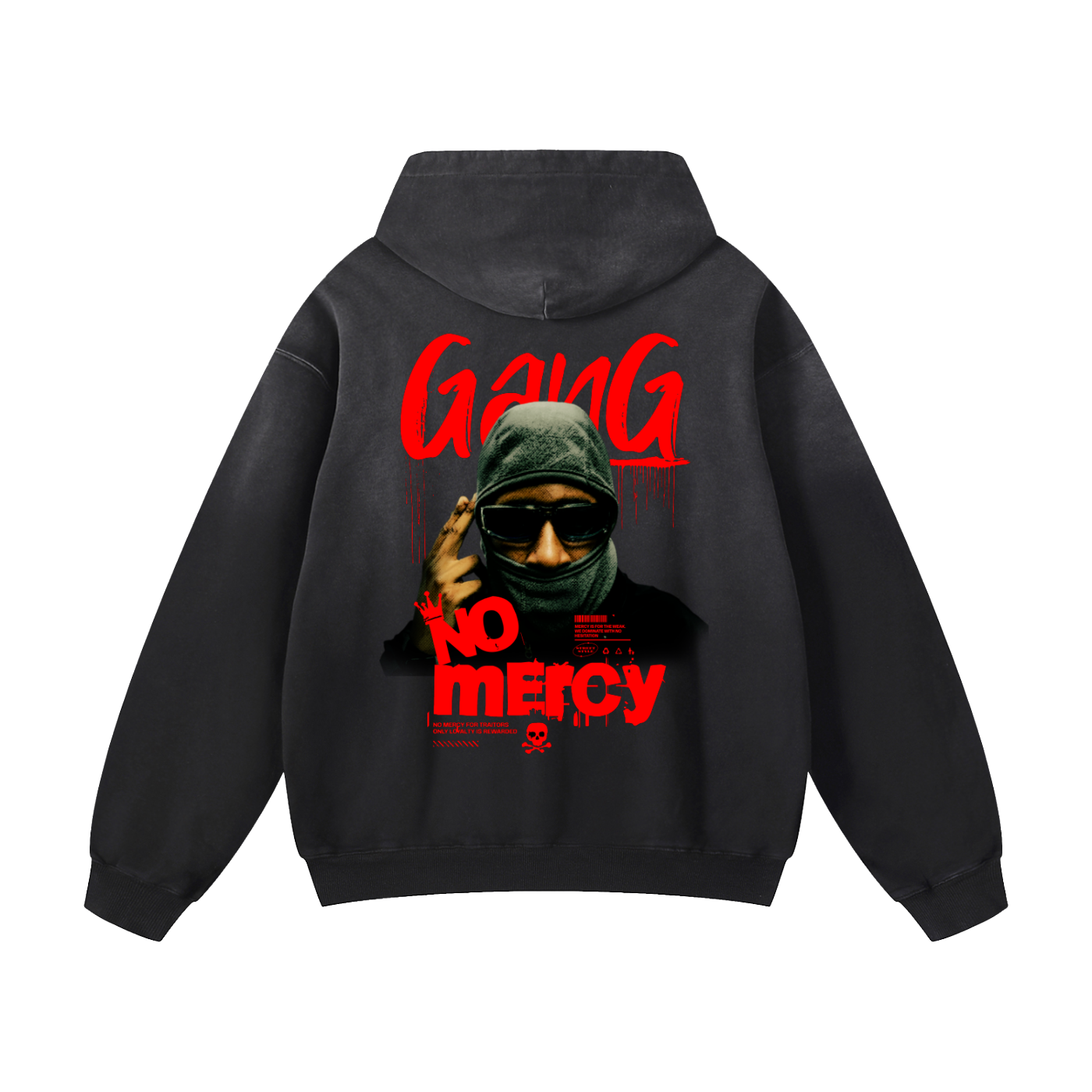 Heavyweight No Mercy Oversized Hoodie | Men Oversized Hoodie, Women Oversized Hoodie, Black Oversized Hoodie, Heavyweight Hoodie, Sunfade Hoodie, Vintage Wash Hoodie, Heavyweight Oversized Hoodie, Sunfaded Streetwear, Premium Streetwear USA, Vintage Look Hoodie, Heavyweight Sunfade Oversized Hoodie, Luxury Oversized Hoodie, Hoody 