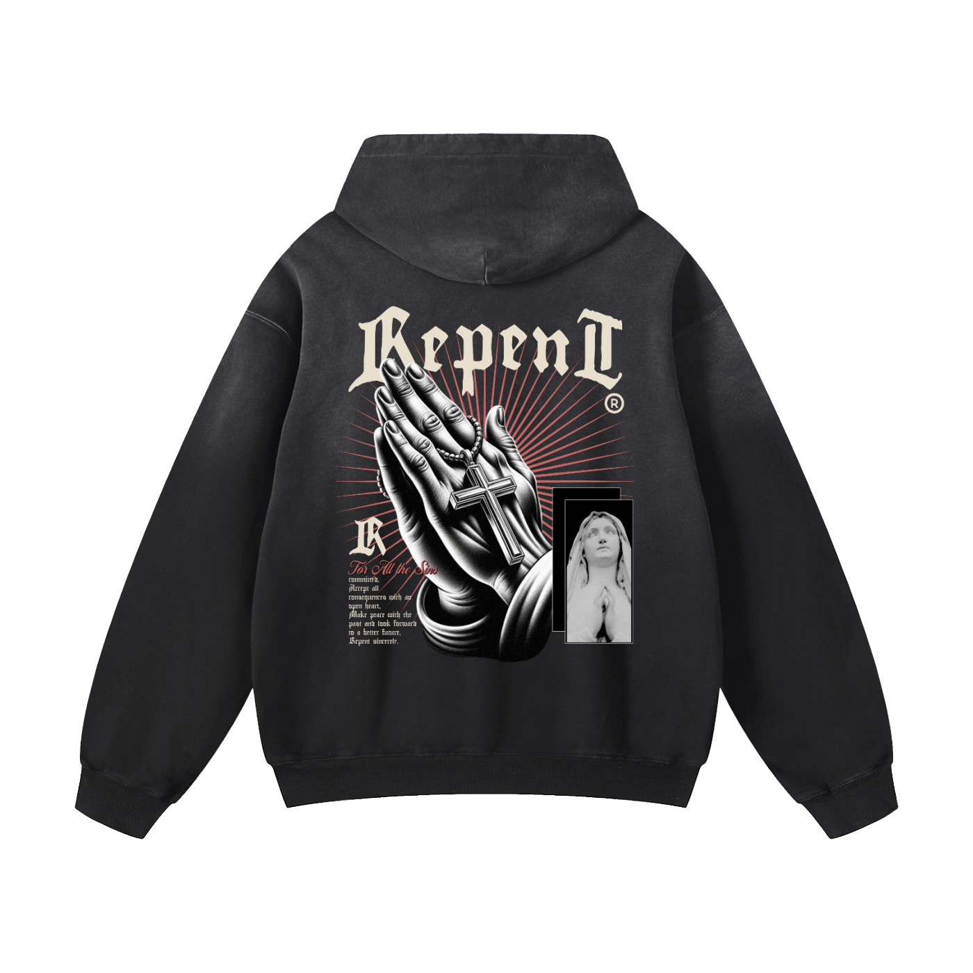 Heavyweight Pray Oversized Hoodie | Men Oversized Hoodie, Women Oversized Hoodie, Black Oversized Hoodie, Heavyweight Hoodie, Sunfade Hoodie, Vintage Wash Hoodie, Heavyweight Oversized Hoodie, Sunfaded Streetwear, Premium Streetwear USA, Vintage Look Hoodie, Heavyweight Sunfade Oversized Hoodie, Luxury Oversized Hoodie, Hoody 
