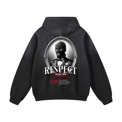 Heavyweight Respect Rebels Oversized Hoodie | Men Oversized Hoodie, Women Oversized Hoodie, Black Oversized Hoodie, Heavyweight Hoodie, Sunfade Hoodie, Vintage Wash Hoodie, Heavyweight Oversized Hoodie, Sunfaded Streetwear, Premium Streetwear USA, Vintage Look Hoodie, Heavyweight Sunfade Oversized Hoodie, Luxury Oversized Hoodie, Hoody 