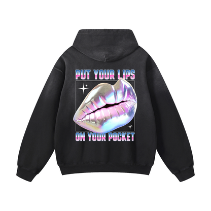 Heavyweight Retro Lip Pocket Oversized Hoodie | Men Oversized Hoodie, Women Oversized Hoodie, Black Oversized Hoodie, Heavyweight Hoodie, Sunfade Hoodie, Vintage Wash Hoodie, Heavyweight Oversized Hoodie, Sunfaded Streetwear, Premium Streetwear USA, Vintage Look Hoodie, Heavyweight Sunfade Oversized Hoodie, Luxury Oversized Hoodie, Hoody 