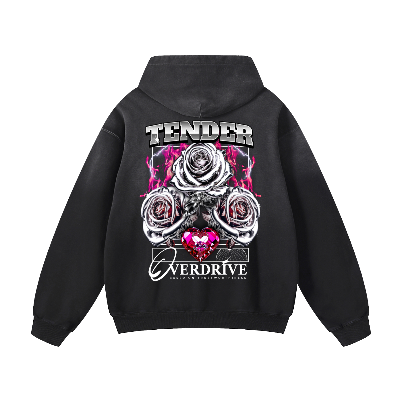 Heavyweight Silver Rose Oversized Hoodie | Men Oversized Hoodie, Women Oversized Hoodie, Black Oversized Hoodie, Heavyweight Hoodie, Sunfade Hoodie, Vintage Wash Hoodie, Heavyweight Oversized Hoodie, Sunfaded Streetwear, Premium Streetwear USA, Vintage Look Hoodie, Heavyweight Sunfade Oversized Hoodie, Luxury Oversized Hoodie, Hoody 