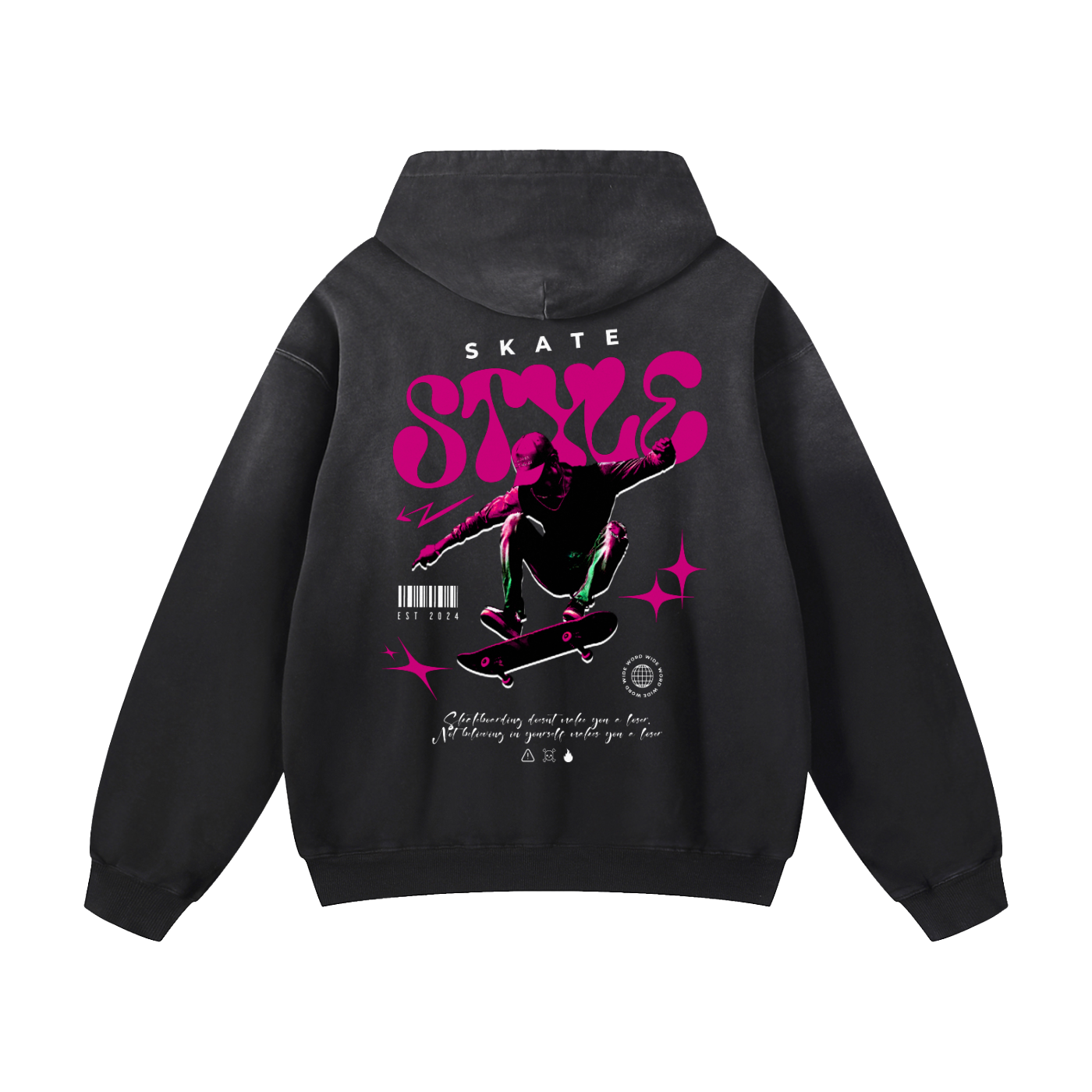 Heavyweight Skate Style Oversized Hoodie | Men Oversized Hoodie, Women Oversized Hoodie, Black Oversized Hoodie, Heavyweight Hoodie, Sunfade Hoodie, Vintage Wash Hoodie, Heavyweight Oversized Hoodie, Sunfaded Streetwear, Premium Streetwear USA, Vintage Look Hoodie, Heavyweight Sunfade Oversized Hoodie, Luxury Oversized Hoodie, Hoody 