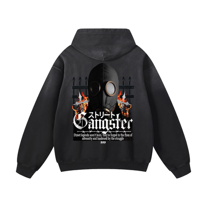 Heavyweight Street Gangster Oversized Hoodie | Men Oversized Hoodie, Women Oversized Hoodie, Black Oversized Hoodie, Heavyweight Hoodie, Sunfade Hoodie, Vintage Wash Hoodie, Heavyweight Oversized Hoodie, Sunfaded Streetwear, Premium Streetwear USA, Vintage Look Hoodie, Heavyweight Sunfade Oversized Hoodie, Luxury Oversized Hoodie, Hoody 
