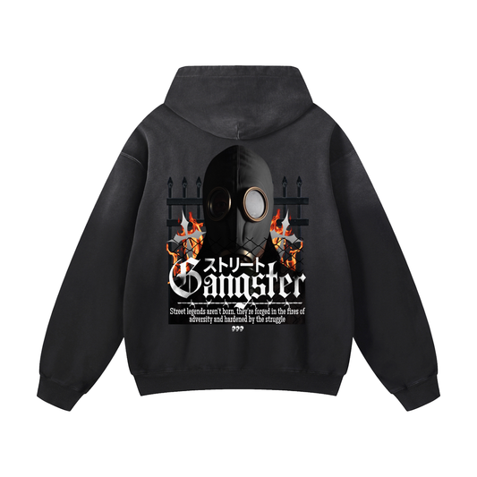 Heavyweight Street Gangster Oversized Hoodie | Men Oversized Hoodie, Women Oversized Hoodie, Black Oversized Hoodie, Heavyweight Hoodie, Sunfade Hoodie, Vintage Wash Hoodie, Heavyweight Oversized Hoodie, Sunfaded Streetwear, Premium Streetwear USA, Vintage Look Hoodie, Heavyweight Sunfade Oversized Hoodie, Luxury Oversized Hoodie, Hoody 
