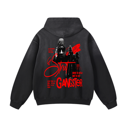 Heavyweight Street Gangster Oversized Hoodie | Men Oversized Hoodie, Women Oversized Hoodie, Black Oversized Hoodie, Heavyweight Hoodie, Sunfade Hoodie, Vintage Wash Hoodie, Heavyweight Oversized Hoodie, Sunfaded Streetwear, Premium Streetwear USA, Vintage Look Hoodie, Heavyweight Sunfade Oversized Hoodie, Luxury Oversized Hoodie, Hoody 
