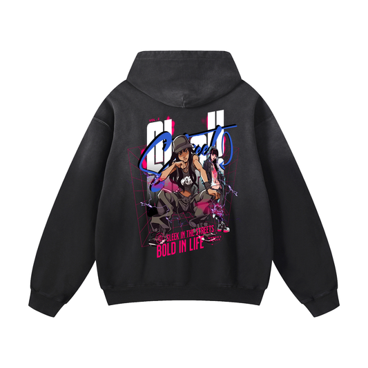 Heavyweight Street Sleek Oversized Hoodie | Men Oversized Hoodie, Women Oversized Hoodie, Black Oversized Hoodie, Heavyweight Hoodie, Sunfade Hoodie, Vintage Wash Hoodie, Heavyweight Oversized Hoodie, Sunfaded Streetwear, Premium Streetwear USA, Vintage Look Hoodie, Heavyweight Sunfade Oversized Hoodie, Luxury Oversized Hoodie, Hoody 