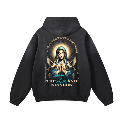 Heavyweight The Sins And Sinners Oversized Hoodie | Men Oversized Hoodie, Women Oversized Hoodie, Black Oversized Hoodie, Heavyweight Hoodie, Sunfade Hoodie, Vintage Wash Hoodie, Heavyweight Oversized Hoodie, Sunfaded Streetwear, Premium Streetwear USA, Vintage Look Hoodie, Heavyweight Sunfade Oversized Hoodie, Luxury Oversized Hoodie, Hoody 