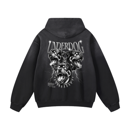Heavyweight Underdog Oversized Hoodie | Men Oversized Hoodie, Women Oversized Hoodie, Black Oversized Hoodie, Heavyweight Hoodie, Sunfade Hoodie, Vintage Wash Hoodie, Heavyweight Oversized Hoodie, Sunfaded Streetwear, Premium Streetwear USA, Vintage Look Hoodie, Heavyweight Sunfade Oversized Hoodie, Luxury Oversized Hoodie, Hoody 