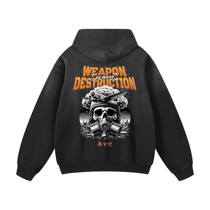 Heavyweight Weapon Of Mass Destruction Oversized Hoodie | Men Oversized Hoodie, Women Oversized Hoodie, Black Oversized Hoodie, Heavyweight Hoodie, Sunfade Hoodie, Vintage Wash Hoodie, Heavyweight Oversized Hoodie, Sunfaded Streetwear, Premium Streetwear USA, Vintage Look Hoodie, Heavyweight Sunfade Oversized Hoodie, Luxury Oversized Hoodie, Hoody 