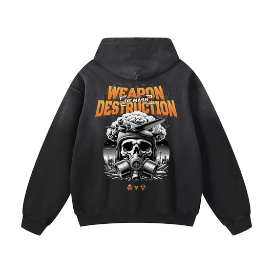 Heavyweight Weapon Of Mass Destruction Oversized Hoodie | Men Oversized Hoodie, Women Oversized Hoodie, Black Oversized Hoodie, Heavyweight Hoodie, Sunfade Hoodie, Vintage Wash Hoodie, Heavyweight Oversized Hoodie, Sunfaded Streetwear, Premium Streetwear USA, Vintage Look Hoodie, Heavyweight Sunfade Oversized Hoodie, Luxury Oversized Hoodie, Hoody 