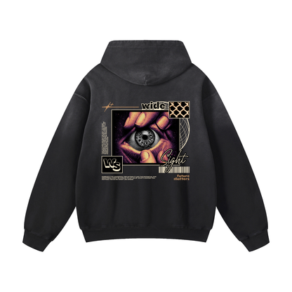 Heavyweight Wide Sight Oversized Hoodie | Men Oversized Hoodie, Women Oversized Hoodie, Black Oversized Hoodie, Heavyweight Hoodie, Sunfade Hoodie, Vintage Wash Hoodie, Heavyweight Oversized Hoodie, Sunfaded Streetwear, Premium Streetwear USA, Vintage Look Hoodie, Heavyweight Sunfade Oversized Hoodie, Luxury Oversized Hoodie, Hoody 